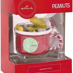 Hallmark Christmas Ornament Peanuts Santa Woodstoo